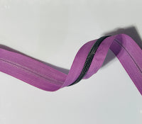 #5 Zipper Tape - 3 yard cut - Wisteria 786
