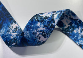 1.5" Printed Webbing -  Stormy Seas (5 yard cut)