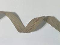 #5 Zipper Tape - 3 yard cut - Taupe 788