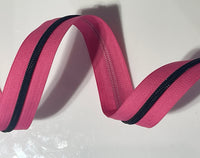 #5 Zipper Tape - 3 yard cut - Pink Lemonade 785