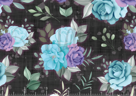 PREORDER - Black Floral Revamp (extra leaves)