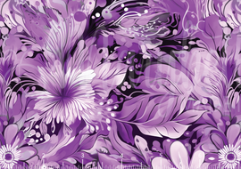 PREORDER - Chromatic Funky Floral Purple