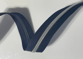 #5 Zipper Tape - 3 yard cut - Midnight Blue