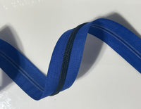 #5 Zipper Tape - 3 yard cut - Royal Blue 046