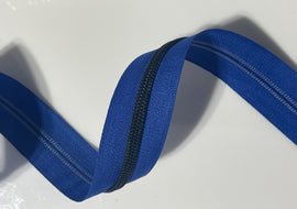 #5 Zipper Tape - 3 yard cut - Royal Blue