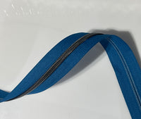 #5 Zipper Tape - 3 yard cut - Blueberry 38 (9S)