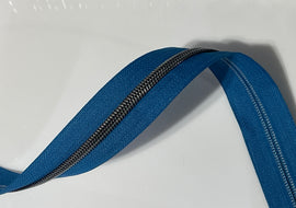 #5 Zipper Tape - 3 yard cut - Blueberry