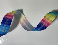 #5 Zipper Tape - 3 yard cut - Rainbow Stripe