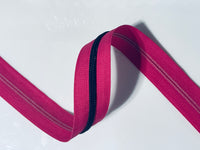 #5 Zipper Tape - 3 yard cut - Hot Pink 43?