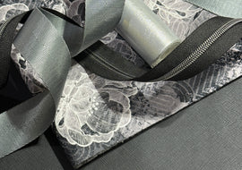 Charcoal Peony Chevron Project Pack