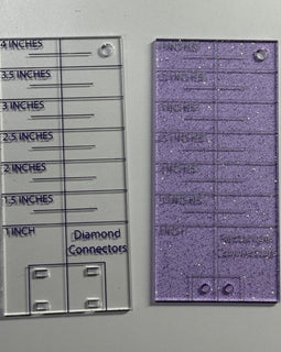 Strap Connector Placement Acrylic Template