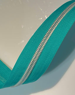 #5 Zipper Tape - 3 yard cut - Bright Blue 18