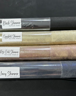 RETAIL Faux Suede Metallic Vinyl - 18” Roll