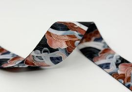 1.5" Custom Webbing - Waves on the Horizon (5 yard cut)