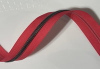 #5 Zipper Tape - 3 yard cut - Salmon Pink 341
