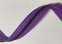 #5 Zipper Tape - 3 yard cut - Bright Purple 729