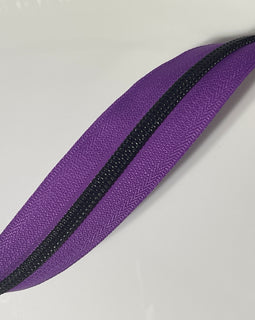 #5 Zipper Tape - 3 yard cut - Bright Purple