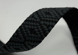 1.5" Webbing -  Black Diamonds (5 yard cut)