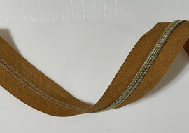 #5 Zipper Tape - 3 yard cut - Butterscotch