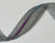 #5 Zipper Tape - 3 yard cut - Silver Sparkle w/ Rainbow Teeth