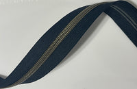 #5 Zipper Tape - 3 yard cut - Space Blue 52
