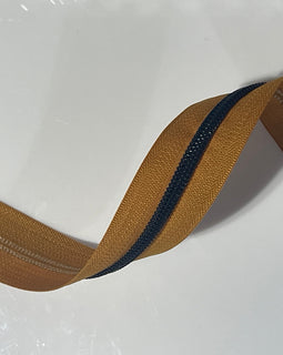 #5 Zipper Tape - 3 yard cut - Harvest Gold 695/848