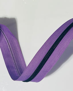 #5 Zipper Tape - 3 yard cut - Lavender 14