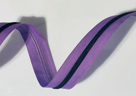 #5 Zipper Tape - 3 yard cut - Lavender