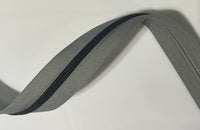 #5 Zipper Tape - 3 yard cut - Light Grey 85