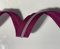 #5 Zipper Tape - 3 yard cut - Orchid 16