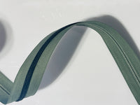 #5 Zipper Tape - 3 yard cut - Sage Green 758