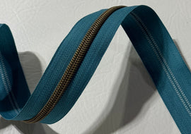 #5 Zipper Tape - 3 yard cut - Vintage Surf (88)