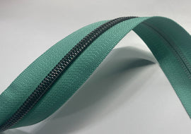 #5 Zipper Tape - 3 yard cut - Seafoam Green