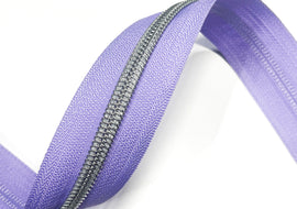 #5 Zipper Tape - 3 yard cut - Lilac