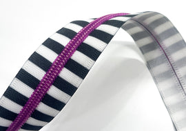 #5 Zipper Tape - 3 yard cut - Striped