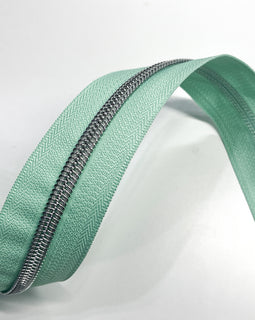 #5 Zipper Tape - 3 yard cut - Mint Green 67