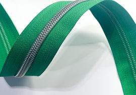 #5 Zipper Tape - 3 yard cut - Shamrock