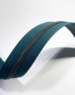 #5 Zipper Tape - 3 yard cut - Dark Teal 56 (39?)