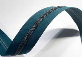 #5 Zipper Tape - 3 yard cut - Dark Teal