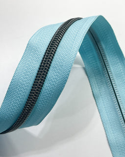 #5 Zipper Tape - 3 yard cut - Light Blue