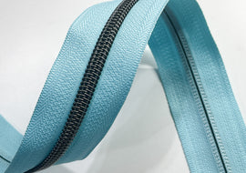 #5 Zipper Tape - 3 yard cut - Light Blue