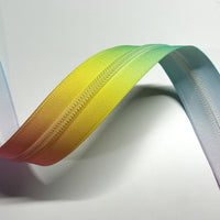 #5 Zipper Tape - 3 yard cut - Pastel Ombré