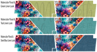 Kaelyn Cut n Sew - Watercolor Floral Illustration
