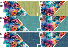 Kaelyn Cut n Sew - Watercolor Floral Illustration