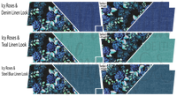 Kaelyn Cut n Sew - Icy Blue Roses