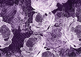 RETAIL - Peony Chevron Purple