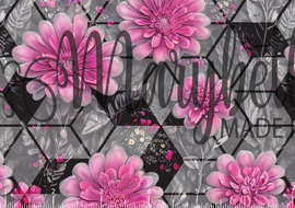 PREORDER - Pink Floral Geo