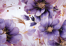 PREORDER - Purple Porcelain Floral