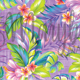 PREORDER - Tropical Floral on Purple