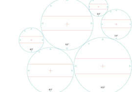 Quilting/Applique Circle (Half Step) Acrylic Template